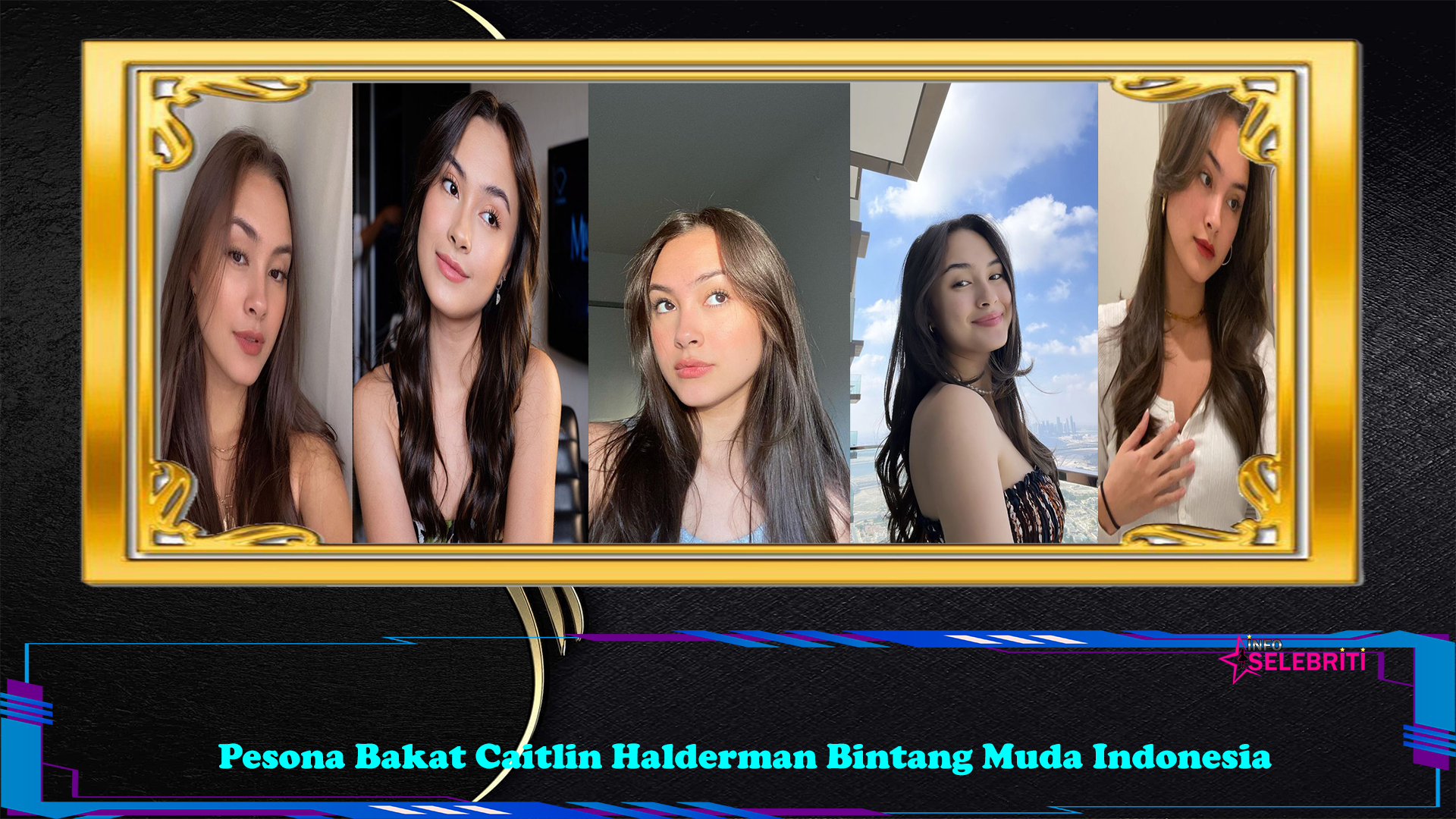 Pesona Bakat Caitlin Halderman Bintang Muda Indonesia